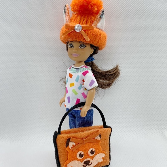 2 Fox Beanies And 2  Fox Purses For 6 Inch Doll - Picture 3 of 8